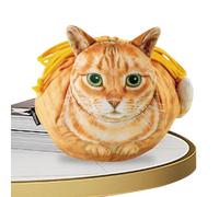 Raypontia Trousse de toilette pour chat - 13,4 x 6,3 pouces Trousse de toilette avec fermeture éclair, Chat drôle avec cordon de serrage Trousse de toilette Organisateur, Portable, Chat, Voir