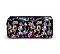 rayprint Trousse à Crayons sur Le thème des Drogues psychédéliques et Personnages stylés, Pochette Mignonne pour stylos, Trousse de Maquillage, Organisateur de Voyage et de Bureau