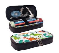 rayprint Trousse à Crayons Tendance avec Motif de Dinosaures rigolos, Pochette zippée, idéale pour Les études supérieures.