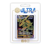 Rayquaza VMAX TG29/TG30 Secrète Gold Mille Poings - Myboost X Epée et Bouclier 12 Tempête Argentée - Coffret de 10 Cartes Pokémon Françaises