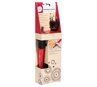 RayRayher Kit de pyrogravure avec stylo et 9 embouts, 11 pces, avec support, électrique, 30W, bois, cuir, liège, arts créatifs, gravure, décoration, cadeaux-89766000, Noir/Rouge