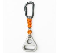 rayrun Hangboard Fingerboard,Entraîneur de Touche Portable en Alliage métallique avec Un Design de Porte - clés, Un Cadeau de Sport idéal pour Les alpinistes et Les Amateurs d'escalade
