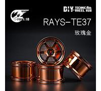 Rays-Te37 3 - Bloc De Construction Moc Cada C61006, Nouvelles Roues De Haute Technologie 92912 1:10, 55x33mm, 911, Bricolage