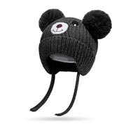 Rayson Bonnet Bébé Fille Garçon Hiver Chaud et Cache-Oreilles | Cagoule Doublée en Polaire,Chapeaux Tricotés,Confortable et Élastique,con Motif Animal
