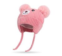 Rayson Bonnet Bébé Fille Garçon Hiver Chaud et Cache-Oreilles | Cagoule Doublée en Polaire,Chapeaux Tricotés,Confortable et Élastique,con Motif Animal