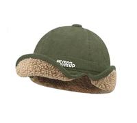 Rayson Casquette Docker avec Cache Oreille Chaud Unisexe Bord Roulé Bonnet pour Homme avec Doublure