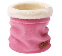 Rayson Écharpe en Tricoté Hiver pour Homme et Femme Cache-cou Chaud Unisexe Tour de Cou Avec Doublure en Peluche(Rose,taille unique)