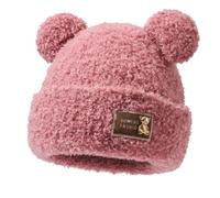 Rayson Femme d'hiver Chapeau en Peluche à Ourson Mignon Pompon | Bonnet Doux et Chaud,Casual et Élégant,Bonnet d'extérieu,pour Automne Hiver