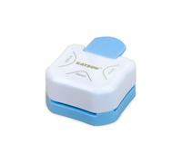 RAYSON Perforatrice d'angle 3 en 1, 4 mm, 7 mm, 10 mm, 3 voies pour travaux manuels, projets de bricolage, Création de Cartes et Plus，blanc