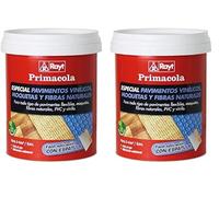 Rayt 555-09 Primacola C-15 Adhésif acrylique spécial pour sols en PVC, sols vinyliques, moquettes, revêtements textiles et fibres naturelles. Application facile avec spatule, 1 kg. (Lot de 2)