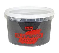 Rayt Blumerox 1188-81 Poudre pour intérieur et extérieur, ciment blanc ou gris, chaux et plâtre. Haute puissance colorante. Pigments de première qualité. Couleur noire 10, 750 g