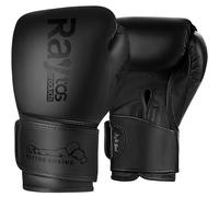 Raytos Gants de boxe pour homme et femme Pro 283,5 g, 340,2 g, 396,9 g, 453,6 g | Protection du poignet avec crochet et boucle à 15° | Triple rembourrage en latex | Cuir synthétique pour Muay Thai