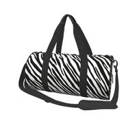 Rayure Zèbre Naturel, Sac de Voyage de Grande capacité, Sac à Main Rond, Sac de Voyage de Sport, fourre-Tout, Sac de Fitness