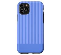 Rayures bleues pervenches teintes d'été modernes d'inspiration côtière Coque pour iPhone 11 Pro