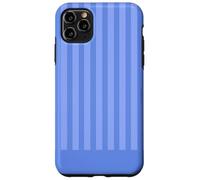 Rayures bleues pervenches teintes d'été modernes d'inspiration côtière Coque pour iPhone 11 Pro Max