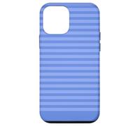 Rayures bleues pervenches teintes d'été modernes d'inspiration côtière Coque pour iPhone 12 mini