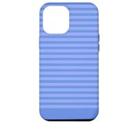 Rayures bleues pervenches teintes d'été modernes d'inspiration côtière Coque pour iPhone 12 Pro Max