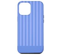 Rayures bleues pervenches teintes d'été modernes d'inspiration côtière Coque pour iPhone 12 Pro Max
