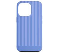Rayures bleues pervenches teintes d'été modernes d'inspiration côtière Coque pour iPhone 13 Pro