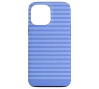 Rayures bleues pervenches teintes d'été modernes d'inspiration côtière Coque pour iPhone 13 Pro Max