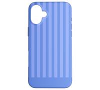 Rayures bleues pervenches teintes d'été modernes d'inspiration côtière Coque pour iPhone 16 Plus