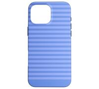 Rayures bleues pervenches teintes d'été modernes d'inspiration côtière Coque pour iPhone 16 Pro Max