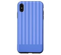 Rayures bleues pervenches teintes d'été modernes d'inspiration côtière Coque pour iPhone XS Max