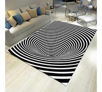 Rayures De Texture Géométrique Abstraite 3D Imprimé Tapis Salon Table À Thé Canapé Tapis Chambre Maison Étude Décor Tapis Balcon Couloir Tapis 140 X 200 Cm - Polyester Doux Au Toucher F /438432149996