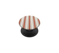 Rayures en Terre Cuite - Design Moderne à Rayures Verticales Larges PopSockets PopGrip Adhésif