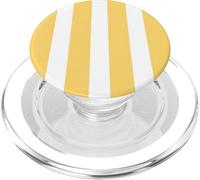 Rayures Jaunes monochromatiques élégantes Lignes Verticales PopSockets PopGrip pour MagSafe