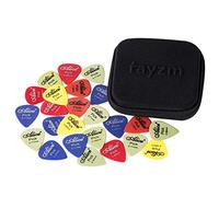 Rayzm Guitar Picks Médiators - Delrin Médiators 50pcs pour Guitare Basse 0,49/,58/,71/,89/,98/1,12mm