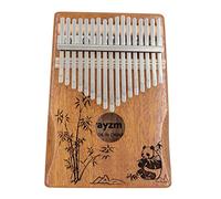 Rayzm Kalimba/Piano à Pouce/Piano tactile avec Accessoires, Instrument Portable Marimba à 17 Touches pour Amateurs de Musique/Débutants (Acajou Massif)