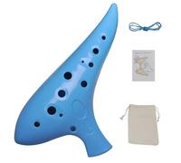 rayzm Ocarina Alto C à 12 Trous en Plastique, 13 Notes en Do Majeur, Instrument à Vent Ocarina avec Sac de Transport pour Débutants