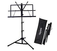 Rayzm Partition en Livres, Support Portable Sturdy Support Métal Pliant avec Sac Transport, Hauteur Ajustable, Charge Max 1.5kgs, Léger et Compact pour Stockage ou Voyage