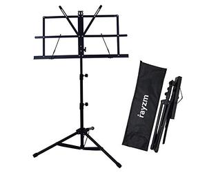 Rayzm Partition en Livres, Support Portable Sturdy Support Métal Pliant avec Sac Transport, Hauteur Ajustable, Charge Max 1.5kgs, Léger et Compact pour Stockage ou Voyage