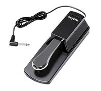 Rayzm Pédale de sustain universelle pour piano numérique et clavier électronique, Pédale antidérapante avec interrupteur de polarité, Câble de 1,4 m
