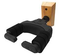 Rayzm Porte-Guitare,Support de Guitare à Verrouillage Automatique par Gravité pour Support Mural Plat,Support d'instrument Robuste pour Guitares Classiques/Acoustiques/Électriques,Mandoline,Bois Base