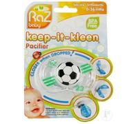 Raz Baby Keep-It-Kleen Tétine Soccer Ball 0-36 Mois 1 Pièce
