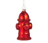 RAZ Imports Décoration de bouche d'incendie, 10,2 cm, rouge