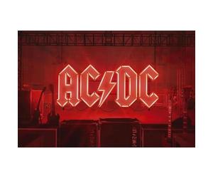 RAZAMATAZ AC/DC PWR UP Drapeau de qualité supérieure Rouge 104 x 71 cm