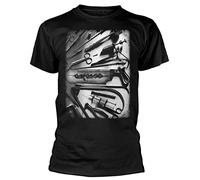 RAZAMATAZ Carcass T-shirt en acier chirurgical Noir, noir, Taille L