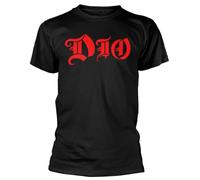 RAZAMATAZ Dio Logo T-shirt à manches courtes unisexe, noir, XL