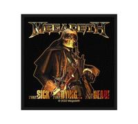 Razamataz Écusson Megadeth The Sick, The Dying And The Dead Band, env. 10 x 10 cm