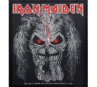 Razamataz Iron Maiden Badges Eddie Candle Doigts Patch Tissage 9,5 x 10 cm