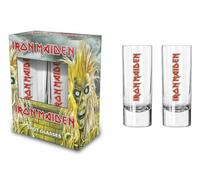 razamataz Iron Maiden Lot de 2 verres à shot First Album Eddie 6 cl