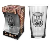 razamataz Korpiklaani Verre à bière en verre avec inscription « A MAN With A PLAN Pint » 570 ml