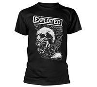 Razamataz The Exploited T-Shirt Vintage, Noir, M