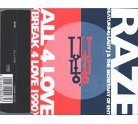 RAZE featuring LADY J & THE SECRETARY OF ENT - RAZE. ALL FOR LOVE (BREAK 4 LOVE 1990). RARE 1990 CD SINGLE
