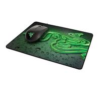 Kit Souris filaire Gamer Abyssus 1800 + Tapis de Souris Goliathus Speed (M) (Noir/Vert)