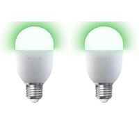 Razer Aether Bulb - Ampoule Intelligente LED RGB pour Maison Connectée (Chroma RGB 16.8 Millions de Couleurs, Compatible avec Matter et l'Application Maison Intelligente (Lot de 2)